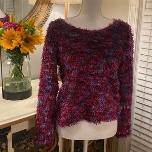 2/$30 Pretty Eyelash Sweater Top Y2K Medium M